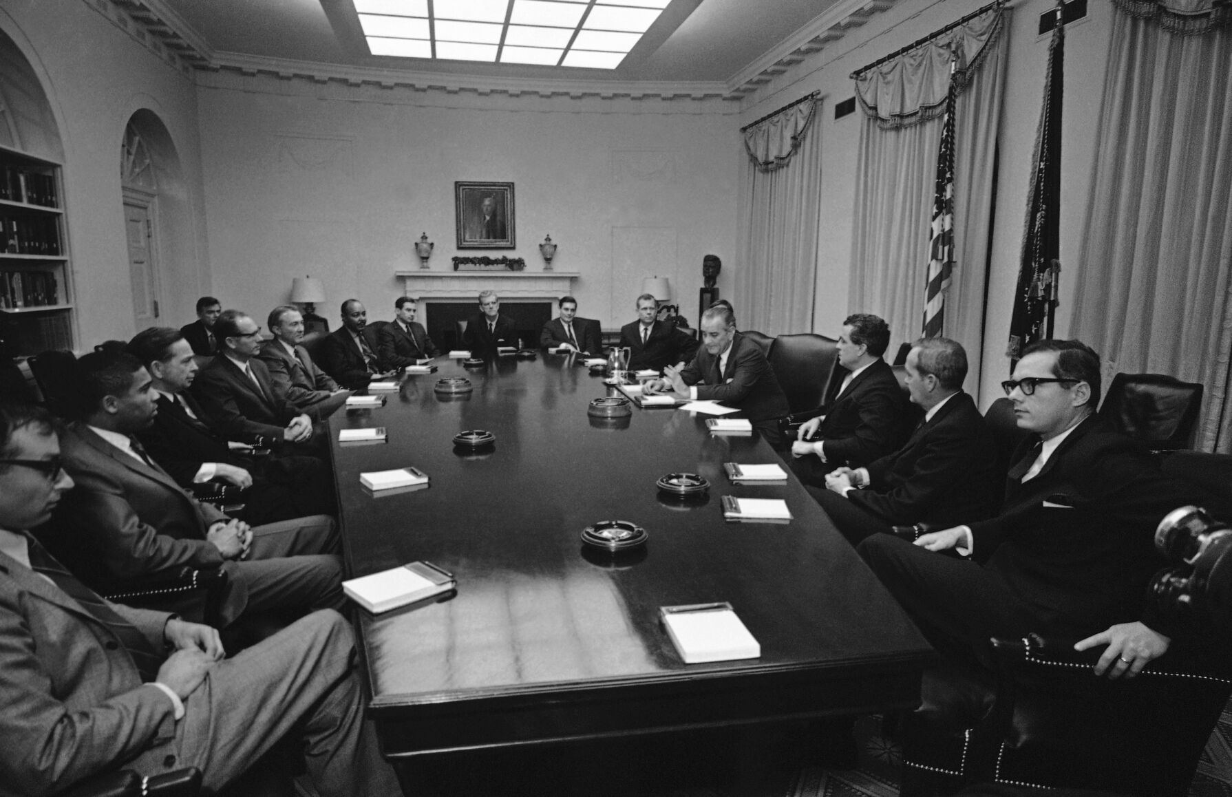 LBJ Meets Freshmen Congressmen